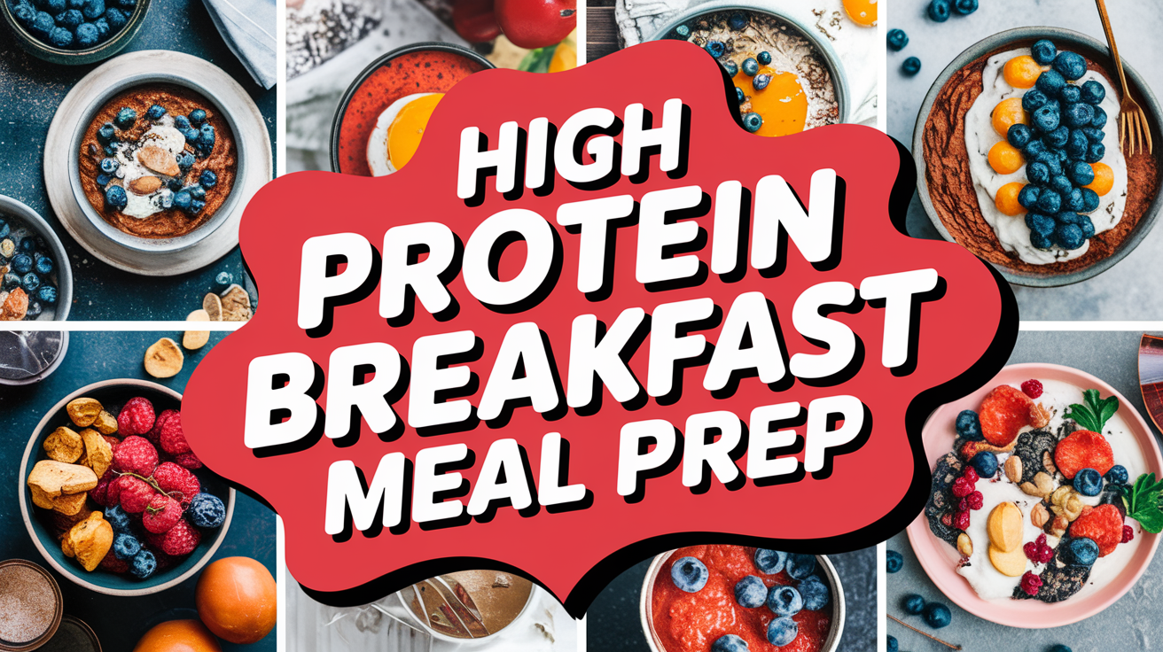 High Protein Breakfast Meal Prep