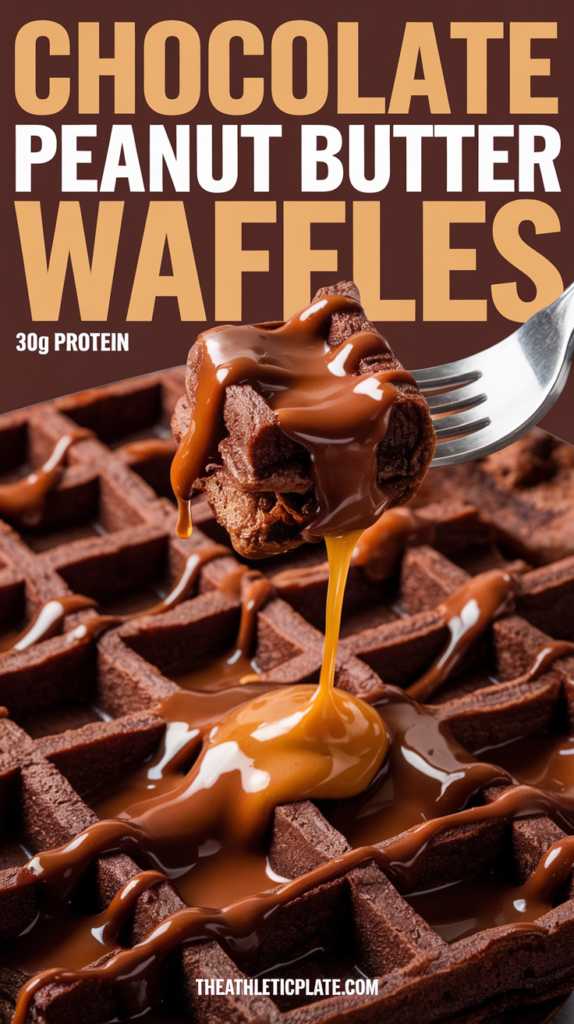 8 Easy Choccy Waffles: 30g Protein Breakfast