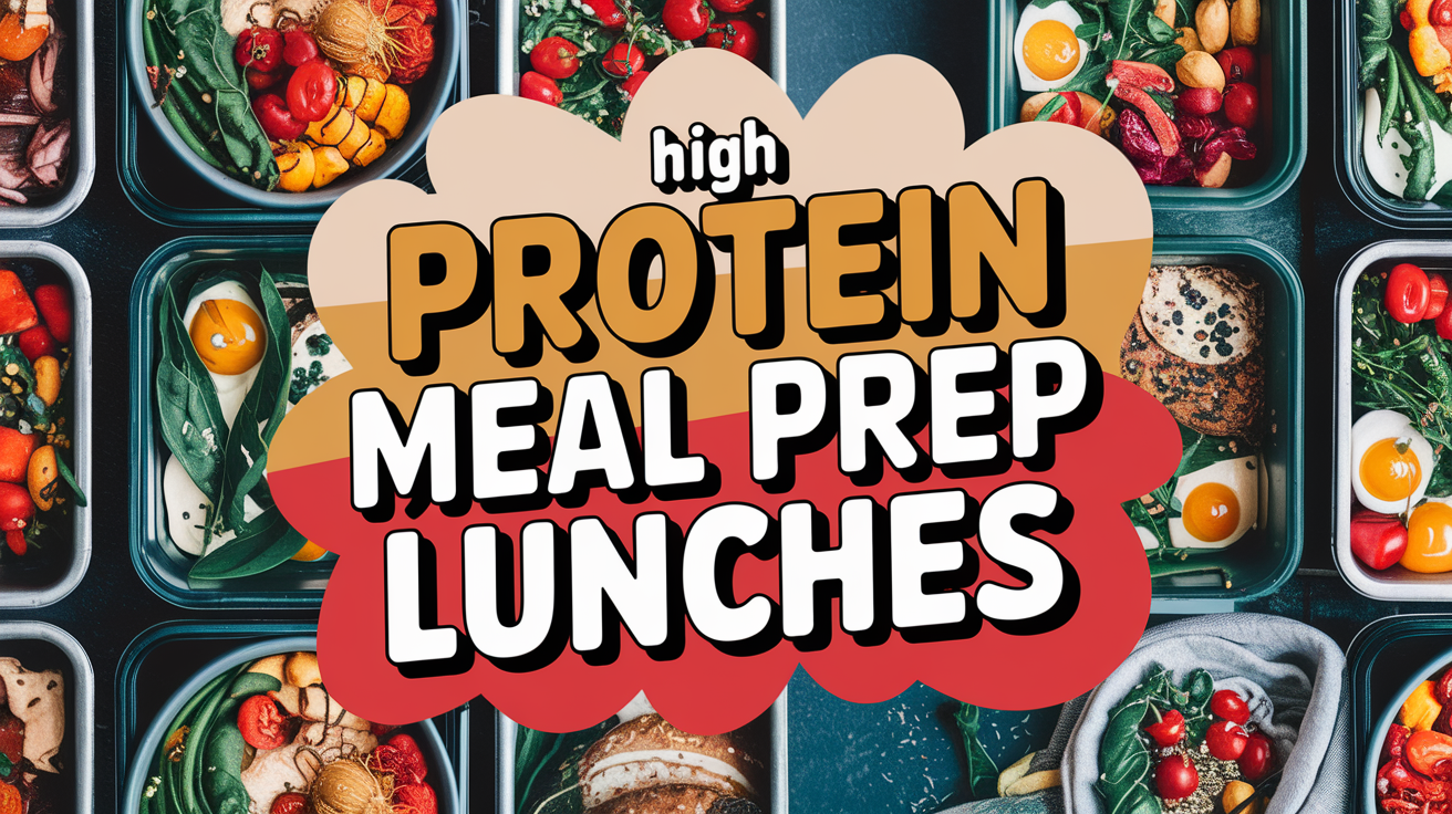 Easy High Protein Meal Prep Lunches