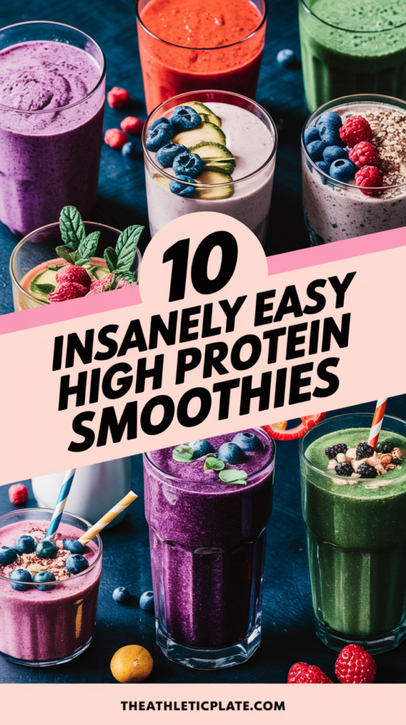 10 Super High Protein Smoothies You Have to Try!