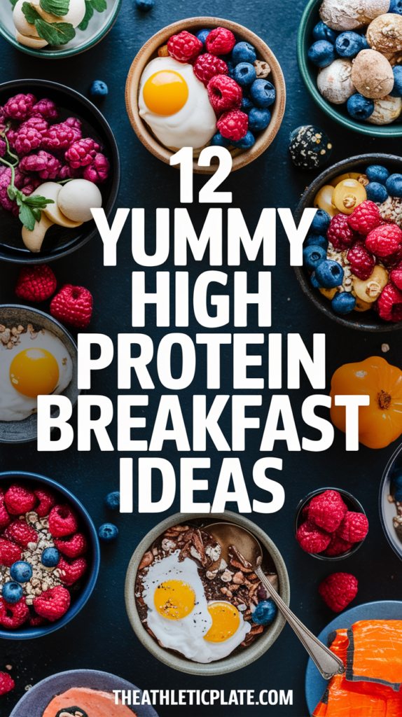 12 Easy to Make High Protein Breakfast Ideas