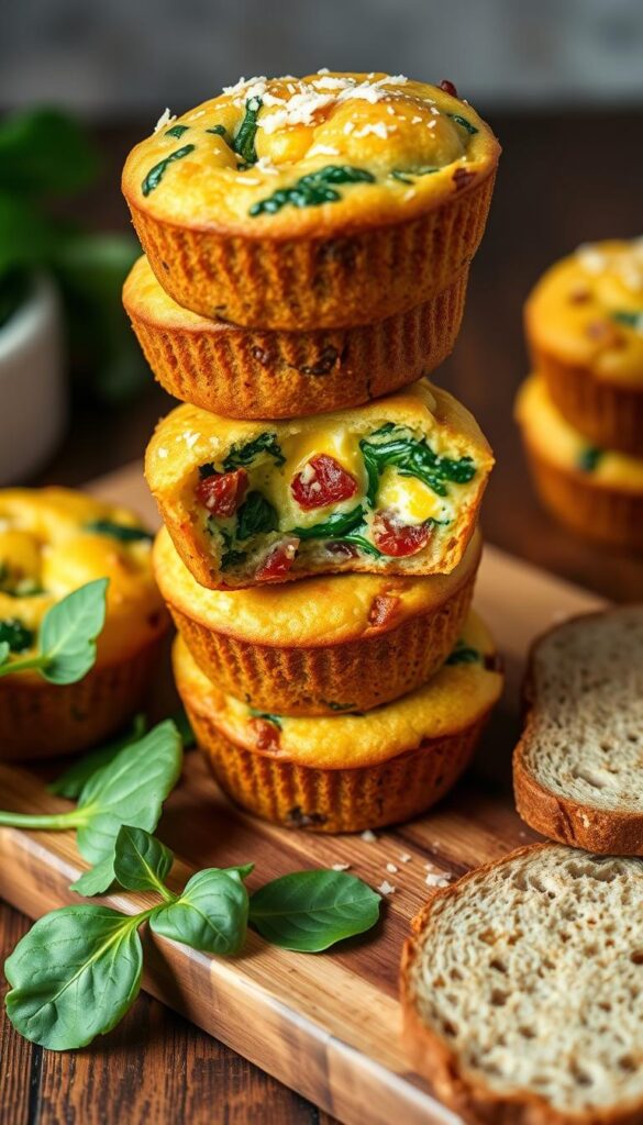 high protein breakfast muffins