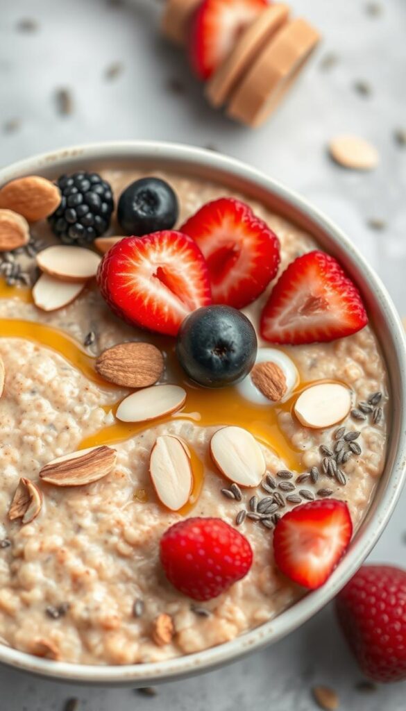 high protein overnight oats