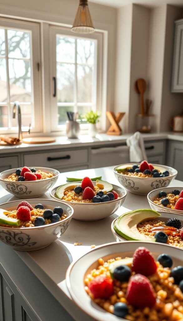 quinoa breakfast bowls