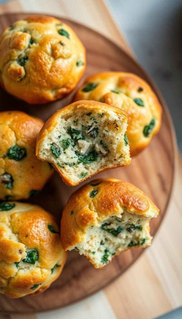 turkey and spinach breakfast muffins