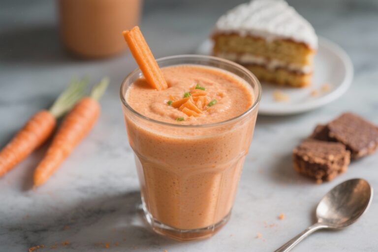 Healthy Carrot Cake Protein Smoothie – Simple, Creamy, and Satisfying