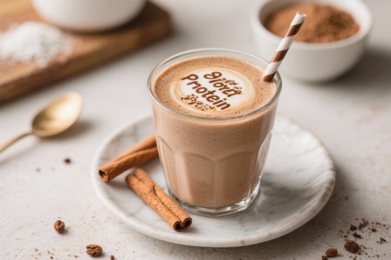 Gingerbread Latte Protein Smoothie – Cozy Flavor, Energizing Protein