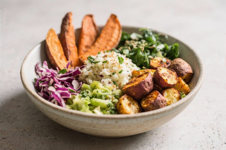 Roasted Root Vegetable Buddha Bowl – Colorful, Cozy, and Satisfying