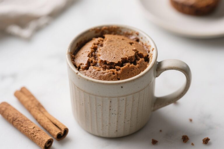 Keto Gingerbread Mug Cake – Warm, Spiced, and Ready in Minutes
