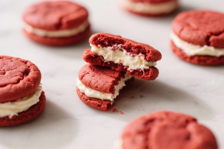 Red Velvet Cream Cheese Stuffed Cookies – Soft, Sweet, and Simply Irresistible