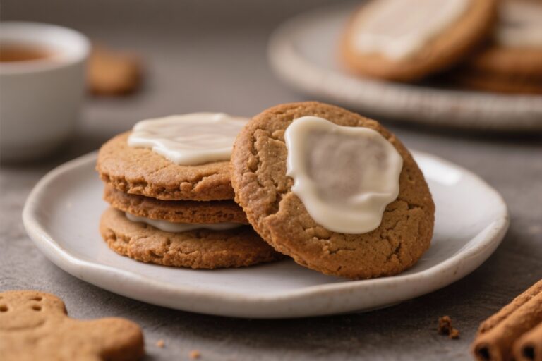 Soft Gingerbread Cookies With Maple Icing – Cozy, Spiced, and Perfectly Tender