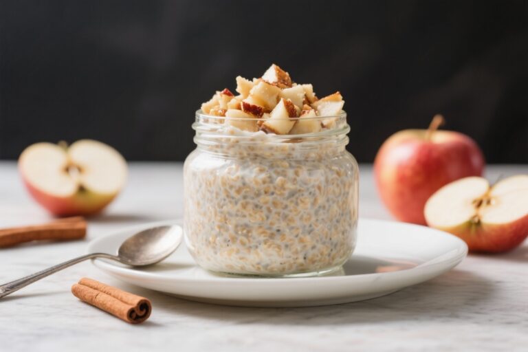 Apple Cinnamon Protein Overnight Oats – A Cozy, Make-Ahead Breakfast