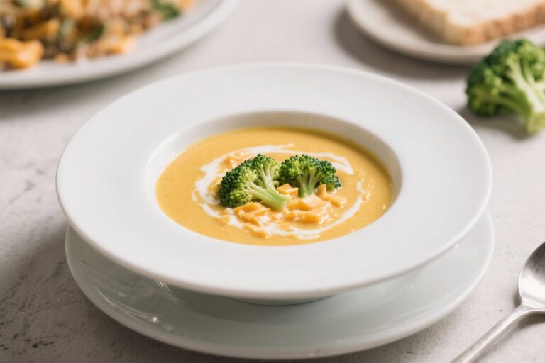High Protein Keto Broccoli Cheddar Soup – Cozy, Creamy, and Satisfying