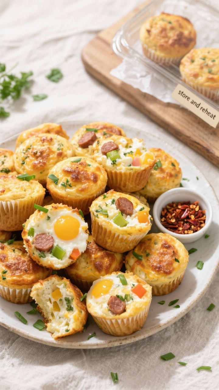Final dish, tasty top view: Overhead shot of a rustic platter piled with golden, baked cottage chees