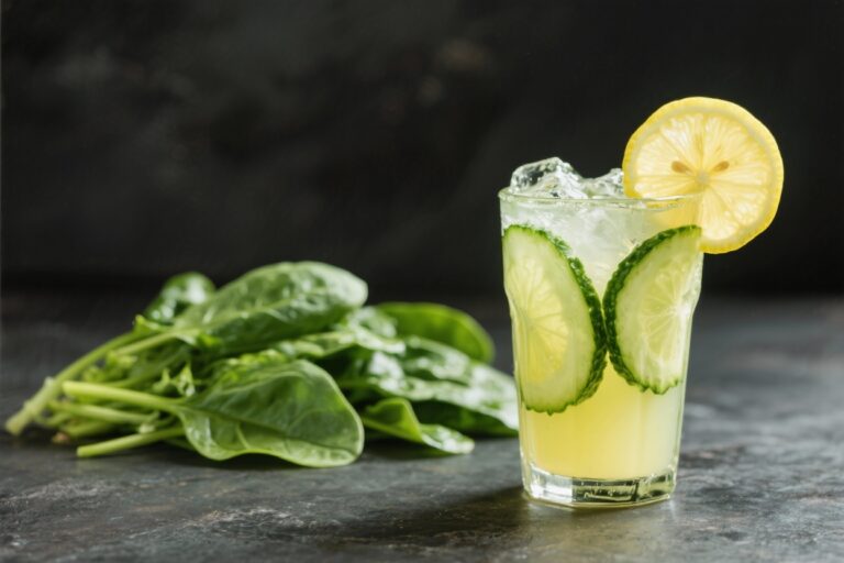 Spinach, Lemon & Cucumber Refreshing Juice – Light, Bright, and Hydrating