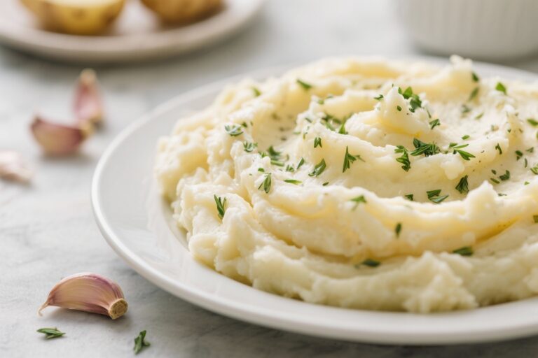 Garlic Herb Make-Ahead Mashed Potatoes (Fluffy & Flavorful) – Comfort Side Made Easy
