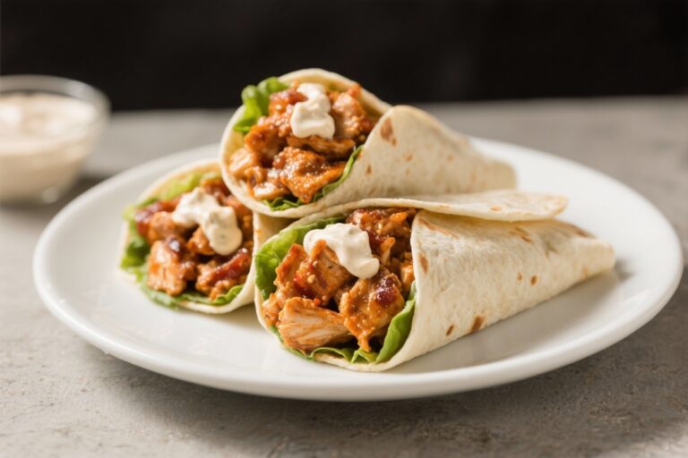 BBQ Chicken Ranch Wraps – Easy, Flavor-Packed Lunch or Dinner