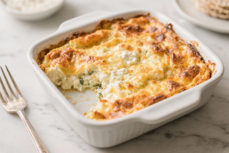 High Protein Cottage Cheese Breakfast Bake (Gluten Free & Easy) – A Simple, Satisfying Morning Meal