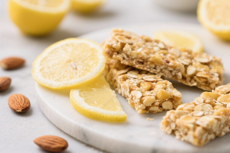 Zesty Lemon Almond Energy Bars That Are Gluten Free – Bright, Nutty, and Ready to Go