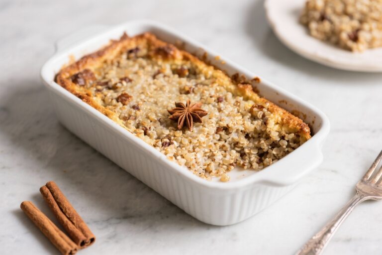 Maple Cinnamon Quinoa Breakfast Bake Gluten Free and Easy – Cozy, Simple, and Satisfying