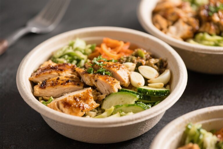 High Protein Honey Garlic Chicken Meal Prep Bowls – Easy, Flavorful, and Filling