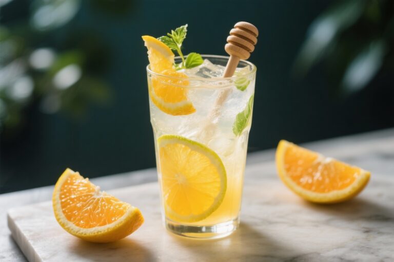 Honey Citrus Detox Mocktail for Dry Jan (Alcohol-Free & Bright) – A Fresh, Zesty Sipper