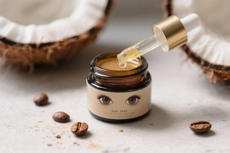 DIY Coffee and Coconut Oil Eye Serum for Dark Circles – A Simple, Soothing Recipe