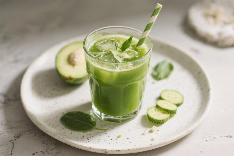 Hormone-Balancing Green Juice (Anti-Inflammatory & Refreshing)