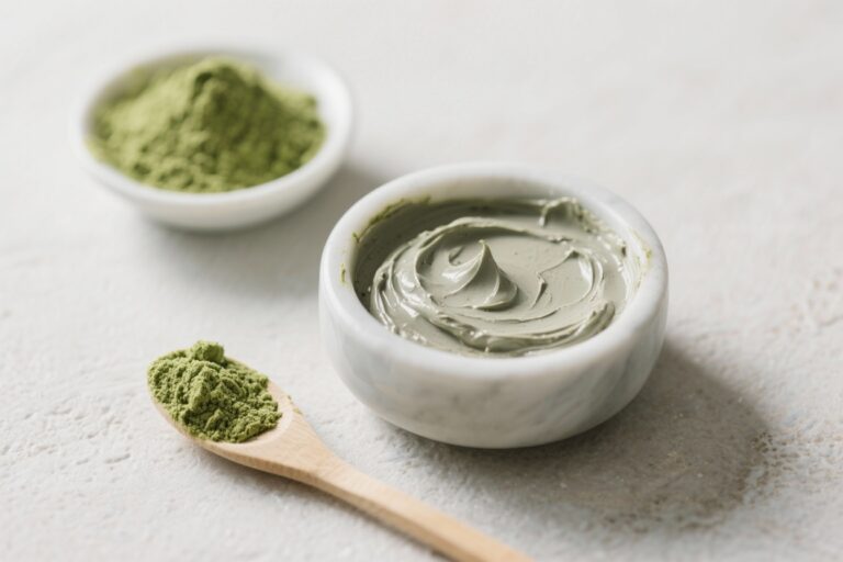 DIY Matcha and Clay Detoxifying Face Mask – Simple, Soothing, and Effective