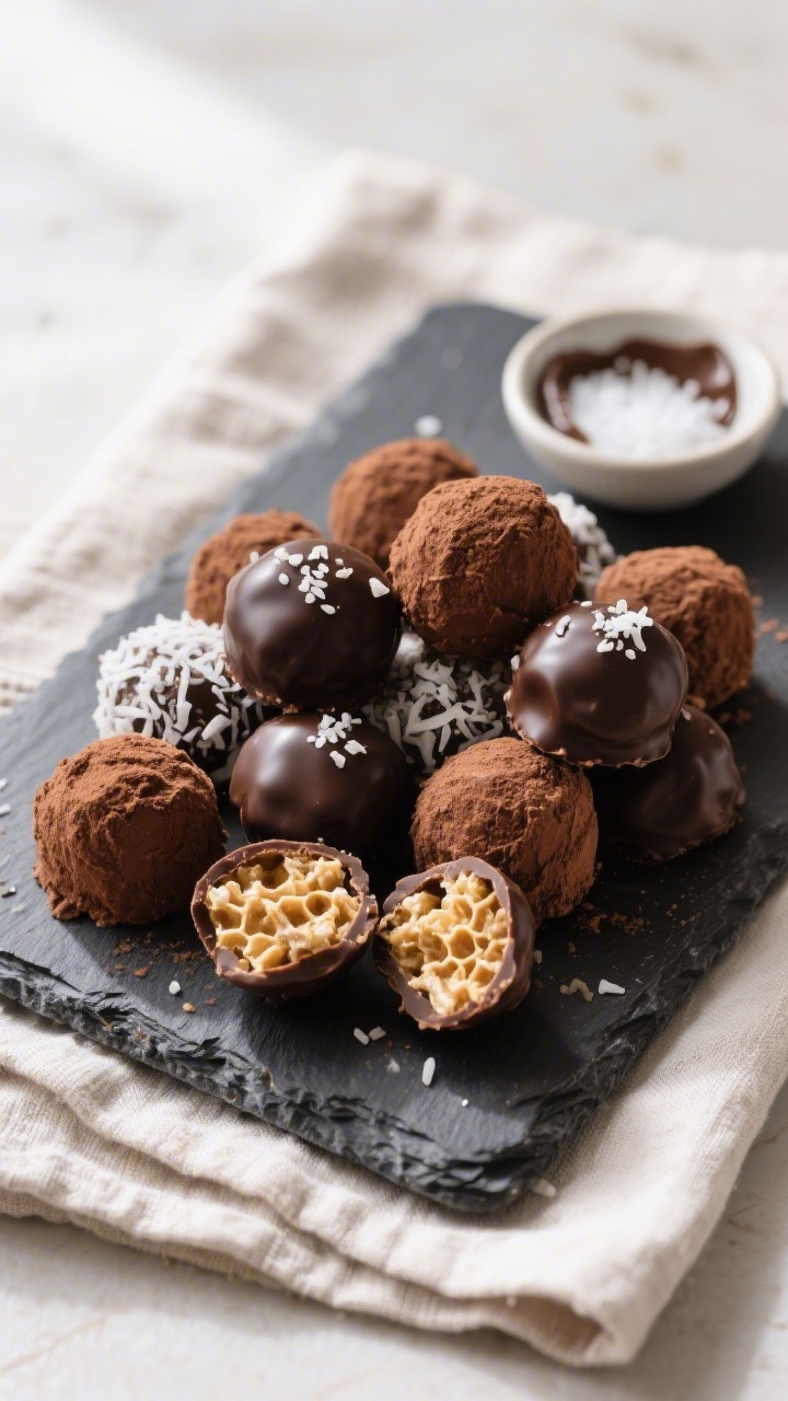 Tasty top view, final presentation: Overhead shot of a small slate board piled with finished Gluten