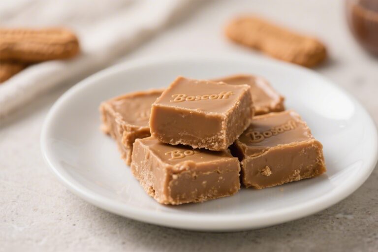 4-Ingredient Biscoff Fudge (No Oven Needed)