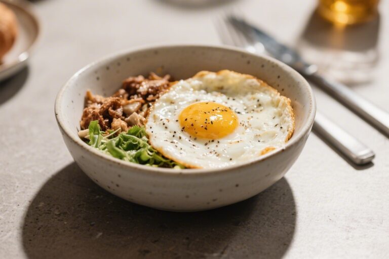 High Protein Low Calorie Breakfast Bowl (30g Protein, 350 Calories)