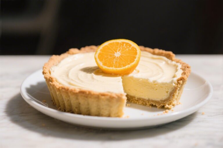No-Bake Orange Cream Pie – Bright, Creamy, and Effortless