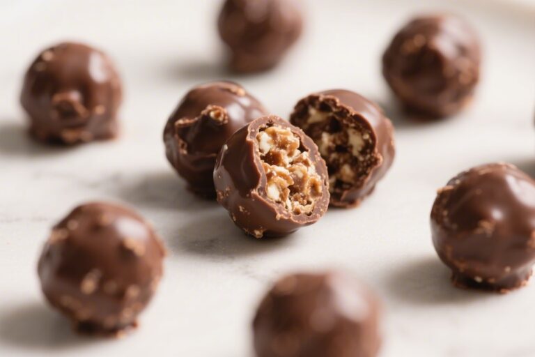 Gluten Free Crunchie Chocolate Balls – Easy, No-Bake Treat With a Satisfying Snap