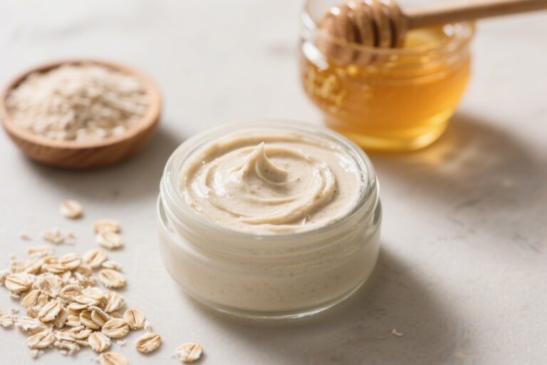 3-Ingredient Oat & Honey Face Mask – Simple, Soothing, and Skin-Friendly