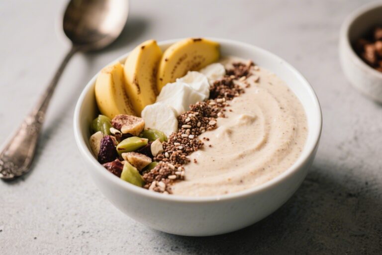 Protein Smoothie Bowl for Fat Loss (No Banana, Ultra Thick)