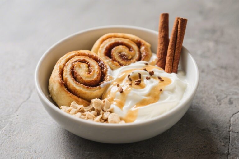 Greek Yogurt Cinnamon Roll Breakfast Bowl – High Protein & Fat Loss Friendly
