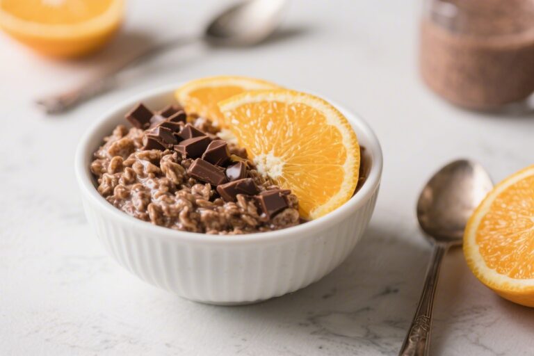 Chocolate Orange Overnight Oats – A Bright, Chocolatey Make-Ahead Breakfast