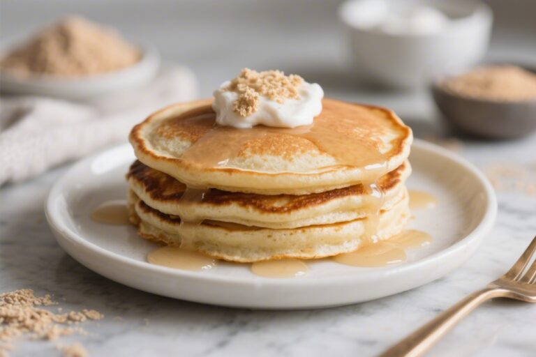 Protein Pancakes Recipe (Fluffy, 6 Ingredients & Gluten Free)