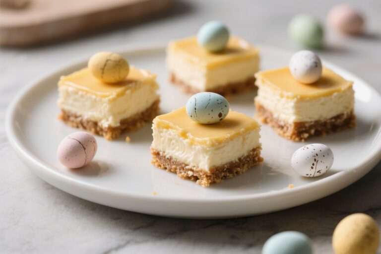 Mini Egg Cheesecake Bars