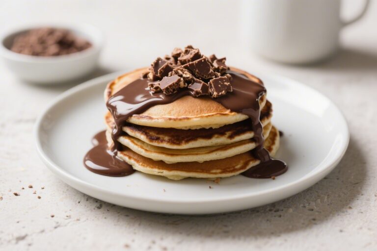 Chocolate Crunchie Protein Pancakes – A Crispy, Cocoa-Packed Breakfast Boost