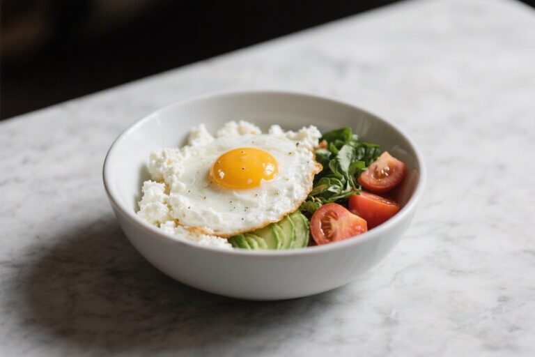 Cottage Cheese & Egg White Breakfast Bowl (Muscle-Building & Low Carb)