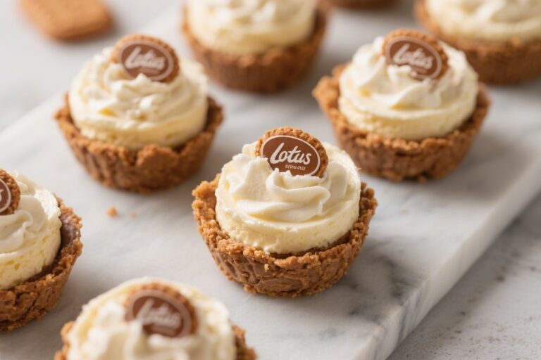 No-Bake Lotus Biscoff Cheesecake Cups