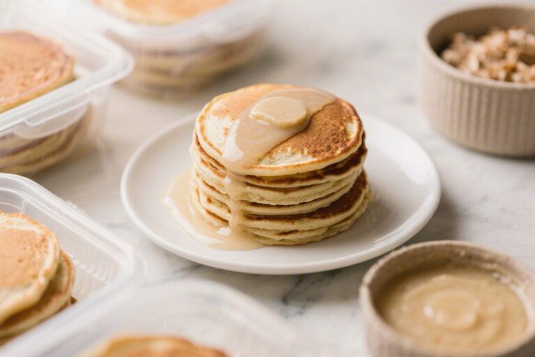 Meal Prep Protein Pancakes (Freezer Friendly)