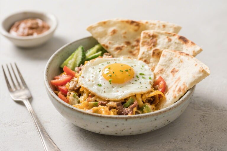 High Protein Breakfast Quesadilla Bowl (Ready in 15 Minutes)