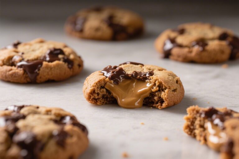 Biscoff Lava Cookies (Gooey Cookie Butter Center)