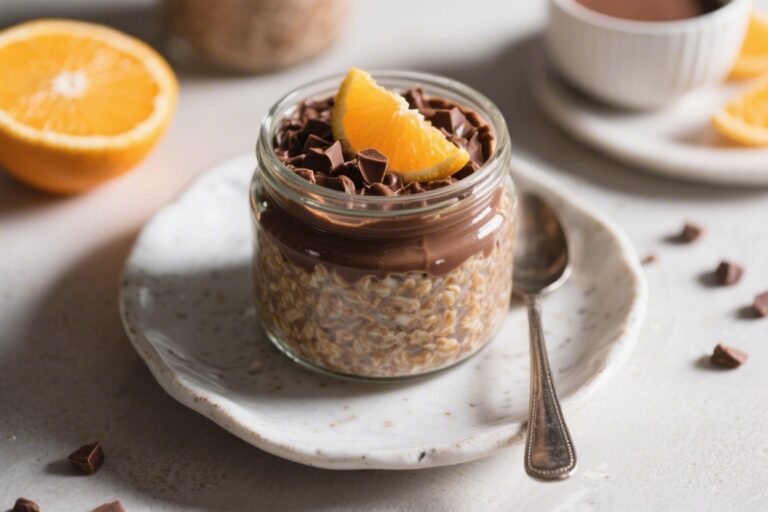 Chocolate Orange Protein Overnight Oats – A Bright, Chocolatey Make-Ahead Breakfast