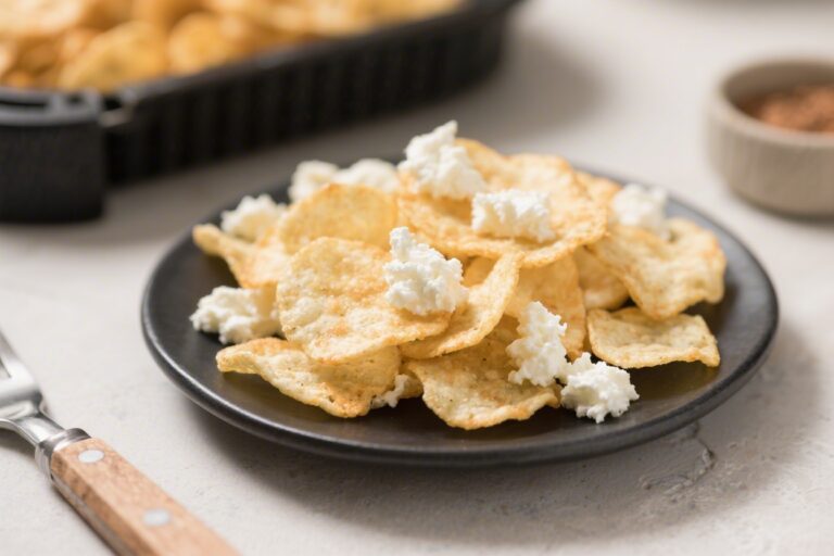 Cottage Cheese Chips (Air Fryer, High Protein Snack)