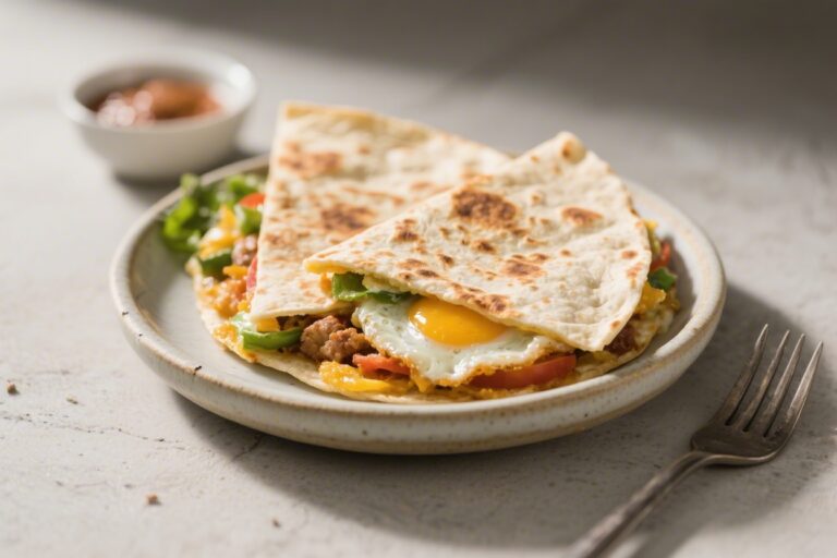 High Protein Breakfast Quesadilla – A Fast, Filling Morning Meal