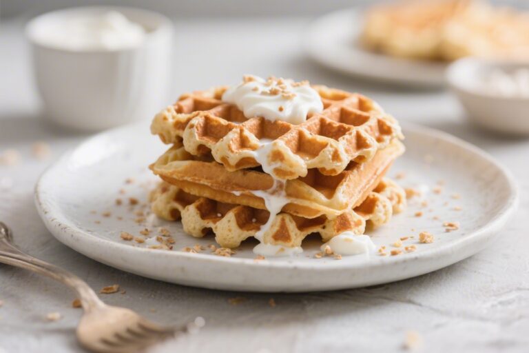 Crispy Greek Yogurt Protein Waffles – Easy, Light, and Satisfying
